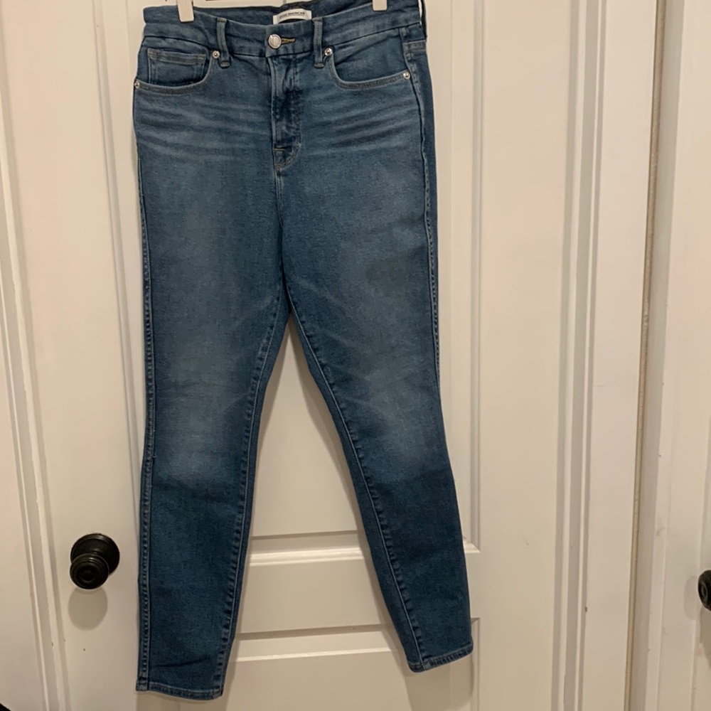Good American Good curve high rise jeans